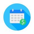 Calendar,Payment Day, Vector, Flat icon