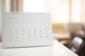 calendar in planining concept. Royalty Free Stock Photo