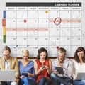 Calendar Planner Organization Management Remind Concept Royalty Free Stock Photo