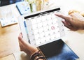 Calendar Planner Organization Management Remind Concept Royalty Free Stock Photo