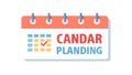 Calendar Planning Icon. Schedule Management Event Organization, vector design Generative AI Royalty Free Stock Photo