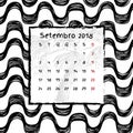 Calendar 2018 - Portuguese and Brazilian Version