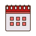 Calendar reminder date plan icon Royalty Free Stock Photo