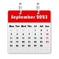 Calendar September 2023