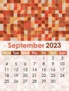 Calendar September 2023