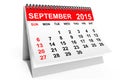 Calendar September 2015