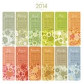 2014 Calendar Set