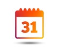 Calendar sign icon. Date or event reminder.