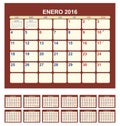 Calendar 2016