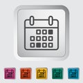 Calendar stroke icon