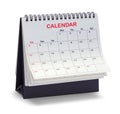 Calendar Tent Pages Curled Royalty Free Stock Photo