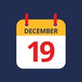 Calendar 19th of December