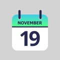 Calendar 19th of November