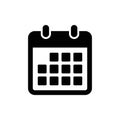 Calendar vector icon. Web design icon. Calendar on the wall. Flat calendar icon. Vector icon EPS 10