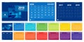 Desk calendar 2018