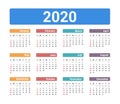 2020 Calendar