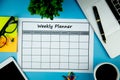 Calendar Weekly plan Doing business or activities with in a week