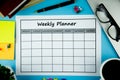 Calendar Weekly plan Doing business or activities with in a week