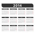 2014 Calendar