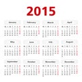 2015 Calendar