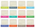 Calender for 2011 Royalty Free Stock Photo