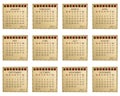 Calender for 2011 Royalty Free Stock Photo