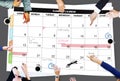 Calender Planner Organization Management Remind Concept Royalty Free Stock Photo
