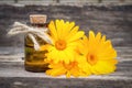 Calendula flower essential oil.