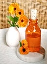 Calendula hydrosol for cleans, softens, stills and heals skin. Eco friendly body care.