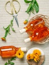 Calendula hydrosol for cleans, softens, stills and heals skin. Eco friendly body care.