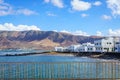 Caleta de Famara, Lanzarote Island. Balearics. Spain. Royalty Free Stock Photo