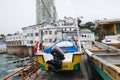 Caleta Portales in Valparaiso, Chile, an important landing port for the artisanal fishing sector