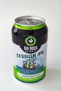 A Big Rock Session IPA beer can 355 ml on a white background