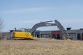 A John Deere 300G Hydraulic Excavator Royalty Free Stock Photo