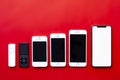 Several Apple portable music players iPods to iPhones