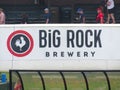 A Big Rock Brewery beer sign