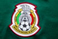 Mexican National Team football soccer logo on a green jersey