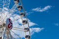 View of the Giant Ferris Wheel at the Calgary Stampede on a summer day Royalty Free Stock Photo