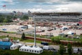 Construction for the Calgary Stampede and Exhibition Royalty Free Stock Photo