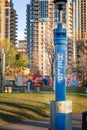 A downtown Help button and camera alerting portal