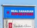 A Real Canadian Superstore super market outdoor sign