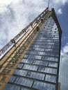 Calgary, Alberta, Canada. New TELUS Sky modern tower building under construction Royalty Free Stock Photo