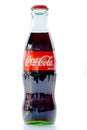 A isolated bottle of Coca Cola of 237 ml