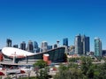 Calgary Alberta Canada skyline Royalty Free Stock Photo