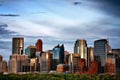 Calgary, Alberta, Canada skyline Royalty Free Stock Photo