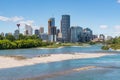 Calgary, Alberta City Skyline Royalty Free Stock Photo