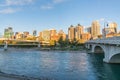 Calgary, Alberta City Skyline Royalty Free Stock Photo