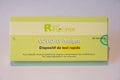 Covid-19 rapid antigen test kit boxes
