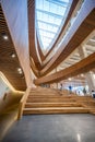 Interior of Calgary`s Central Branch of the Calgary Public Library