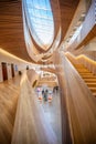 Interior of Calgary`s Central Branch of the Calgary Public Library